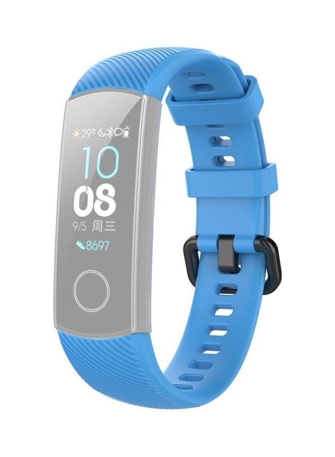 NIBEMINENT Smart Watch Wrist Strap Watchband For Huawei Honour Band 4 And 5 Sky Blue - Image 1
