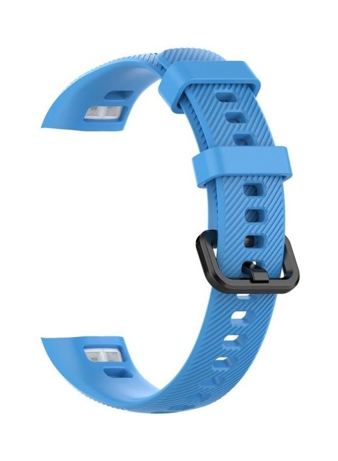 NIBEMINENT Smart Watch Wrist Strap Watchband For Huawei Honour Band 4 And 5 Sky Blue - Image 3