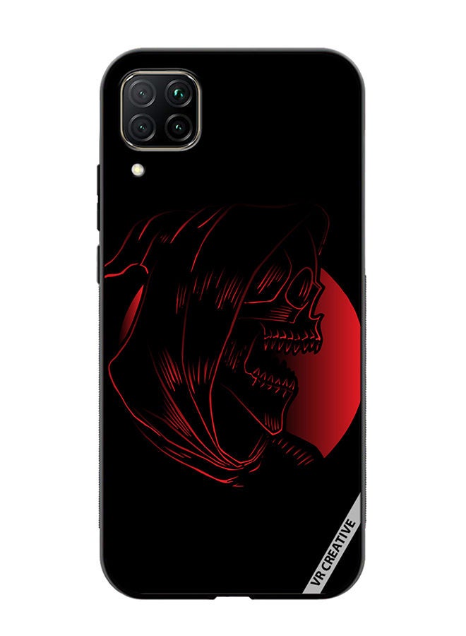 VR CREATIVE Protective Case Cover For Huawei Nova 7i/P40 Lite Screaming Reaper Design Multicolour - Image 1