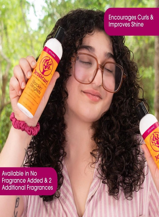 Jessicurl, Rockin' Ringlets Styling Potion, Island Fantasy, 32 Fl oz. Curl Enhancer with Flaxseed Extract, Curl Defining Styler for Curly Hair and Frizz Control - Image 4