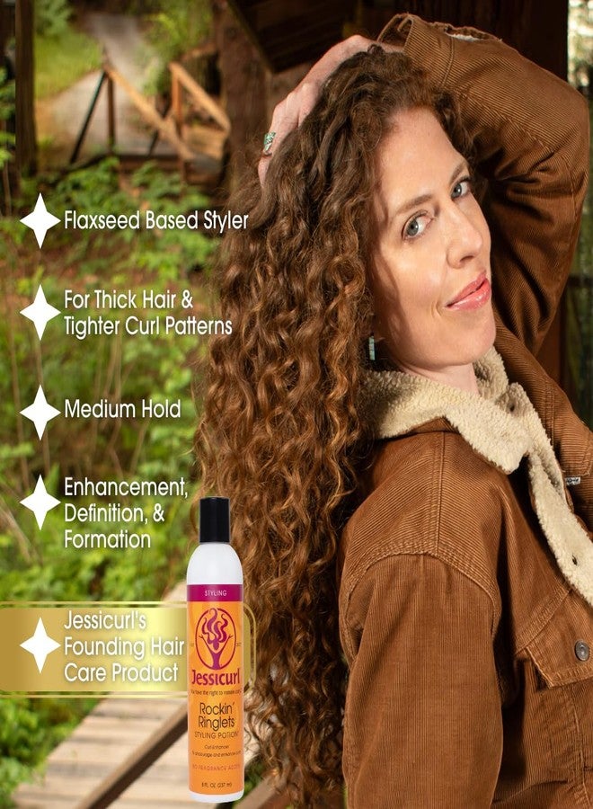 Jessicurl, Rockin' Ringlets Styling Potion, Island Fantasy, 32 Fl oz. Curl Enhancer with Flaxseed Extract, Curl Defining Styler for Curly Hair and Frizz Control - Image 2