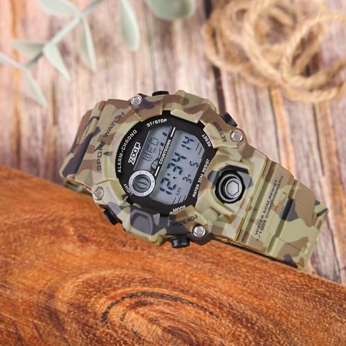Zoop Digital Watch with Digital Dial & Military Camo Strap for Boys Kids, from House of Titan - 16051PP04 - Image 4