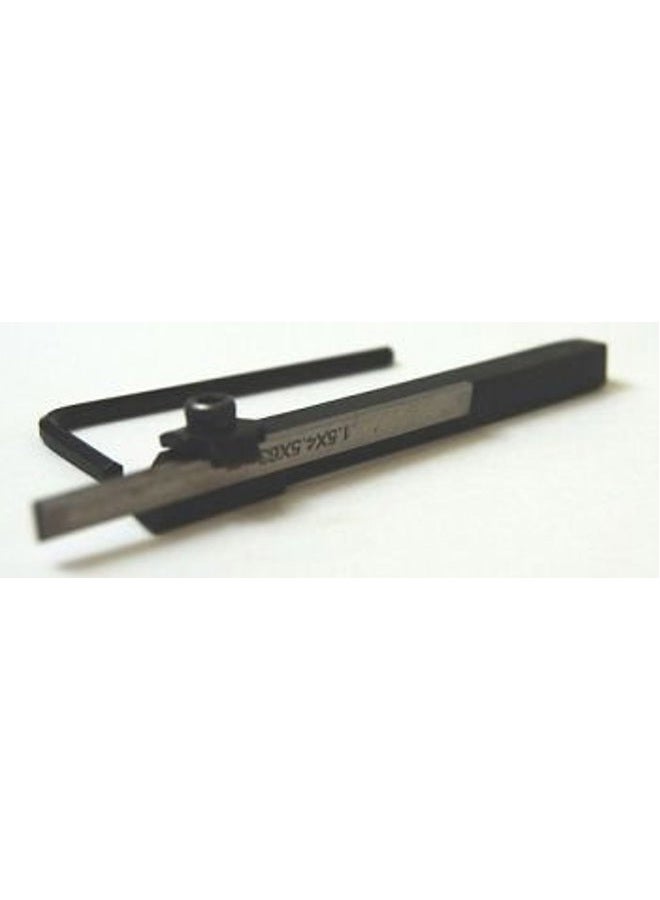 Mini Lathe Cut off 10 mm Square Parting Tool + HSS Blade + Key