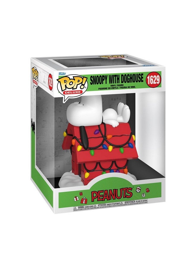 Funko فانكو بوب! ديلوكس: عيد الميلاد تشارلي براون - سنوبي مع بيت الكلب - Image 1