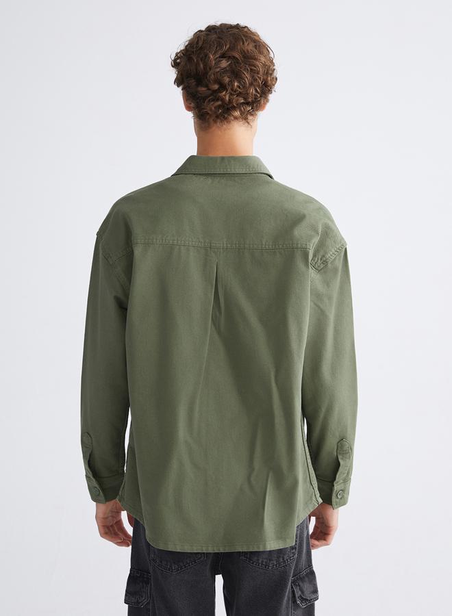 LC WAIKIKI Relaxed Fit Long Sleeve Men's Shirt Jacket - Image 3