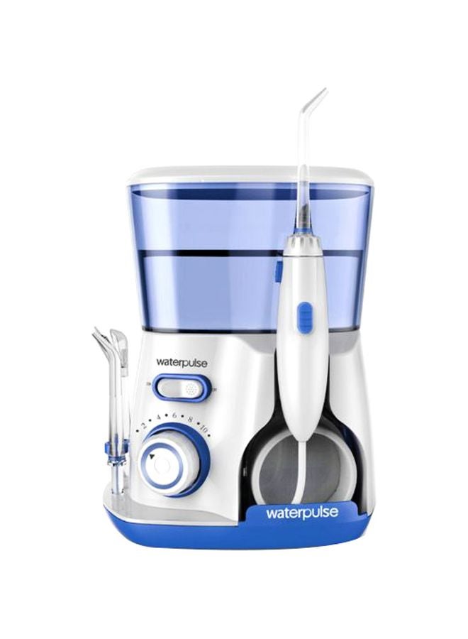 waterpulse Oral Irrigator Water Flosser Set Blue/Clear/White - Image 1