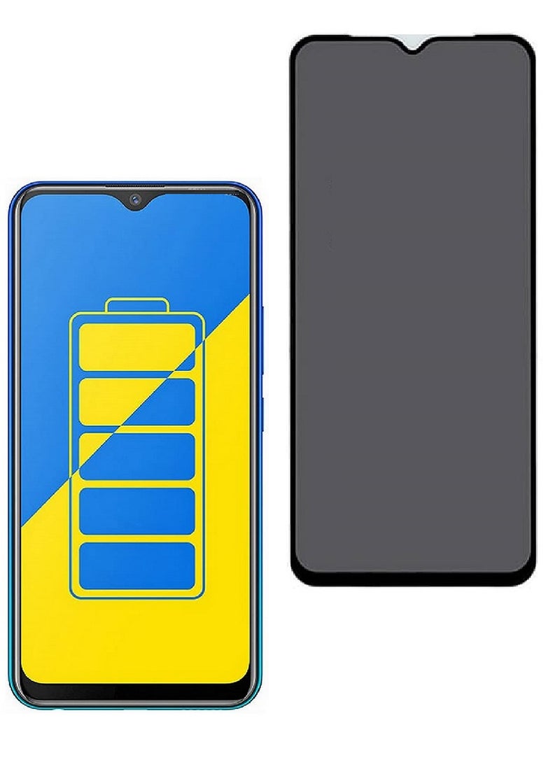 we3 Tempered Glass Screen Protector Anti-Spy Privacy Designed For vivo Y15 Full Screen Coverage And Bubble Free - Image 1