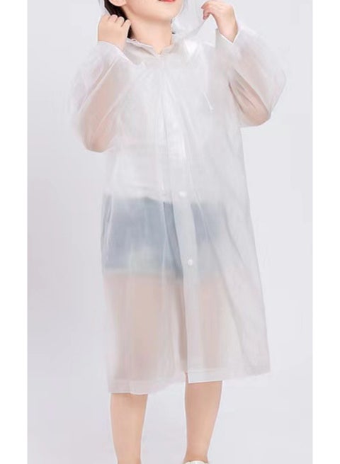 معطف مطر قابل للحمل للاستخدام مرة واحدة مع قبعة وأكمام – خفيف ومقاوم للماء وقابل للتنفس