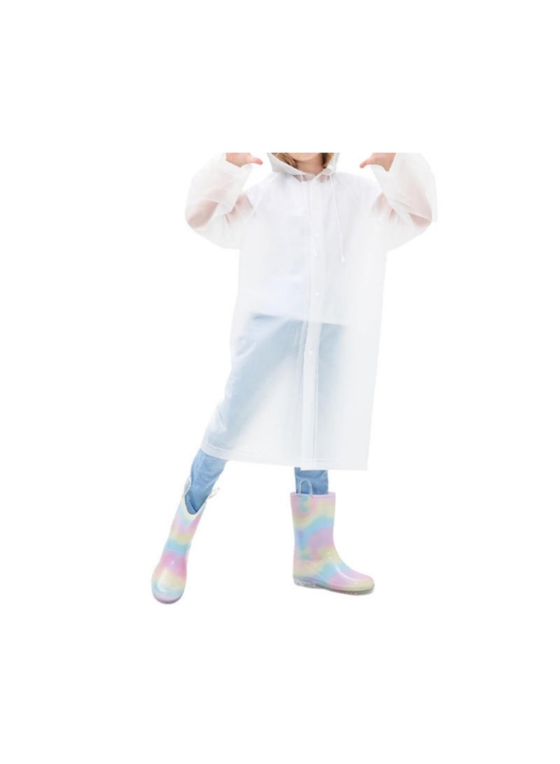 معطف مطر قابل للحمل للاستخدام مرة واحدة مع قبعة وأكمام – خفيف ومقاوم للماء وقابل للتنفس - Image 4