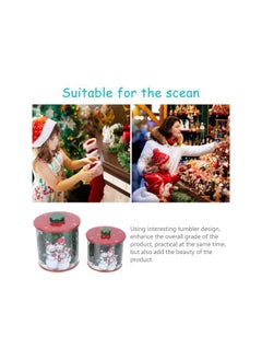 silvercnc 2Pcs Christmas Cookie Jars with Lids Iron Christmas Cookie Canister Candy Sealing Canister Treats Containers for Kitchen Counter Christmas (Green) - pzsku/Z07AD7A0E453401E1C82AZ/45/_/1733498492/54efb633-0628-44a6-920e-022d8797dc31