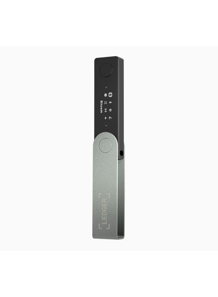 ليدجر محفظة ليدجر نانو إكس (Ledger Nano X) المشفرة للأجهزة - محفظة باردة تدعم البلوتوث للبيتكوين والعملات الرقمية، أسود أونيكس - تخزين آمن وأصلي - Image 3
