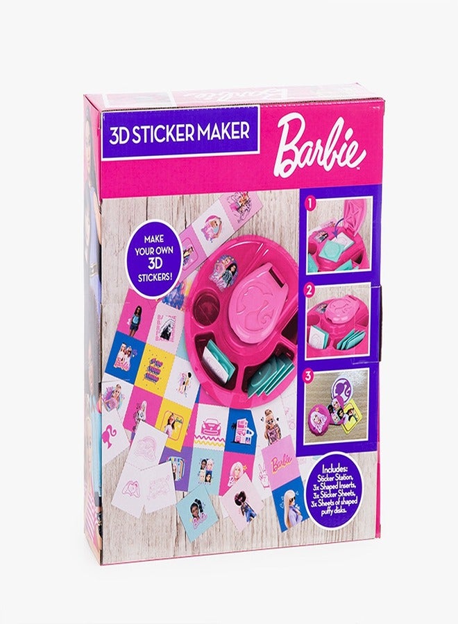 Barbie 3D Sticker Maker Including Barbie Doll - BRB-4930-FK-FO - Image 2