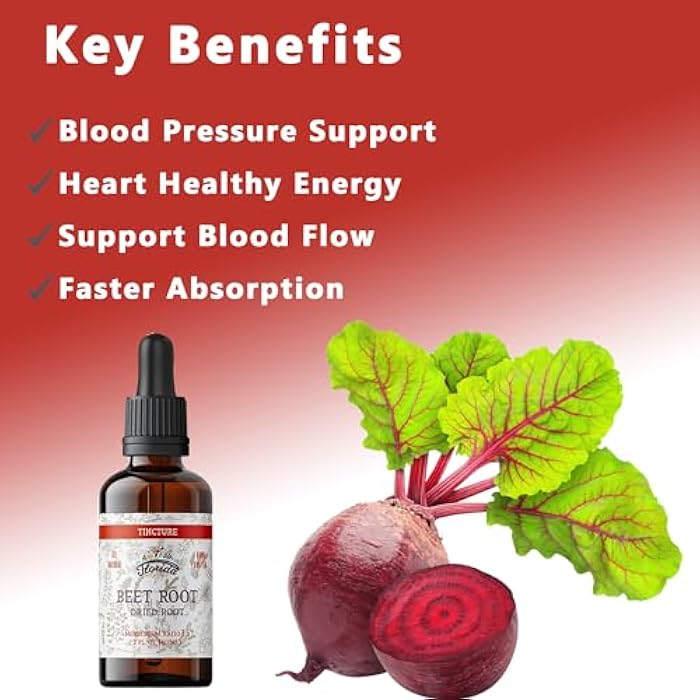 FLORIDA HERBS Beet Root Supplement - Liquid Beets Extra Fast Absorption - Beet Root Tincture Organic Extract, Gluten Free, 2 Fl Oz - Image 2