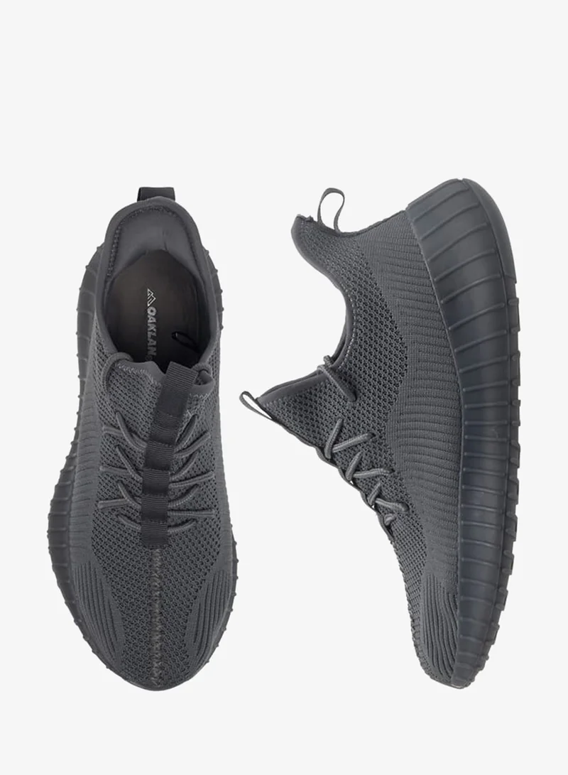 Oaklan by Shoexpress Men by Shoexpress Mesh Lace-Up Sneakers with Pull Tabs