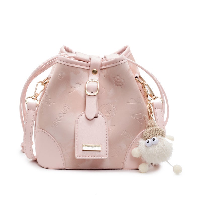 Explosive Bucket Bag Women'S All-Match Fashion Shoulder Crossbody Bag Korean Style High-End Bucket Bag - Image 1