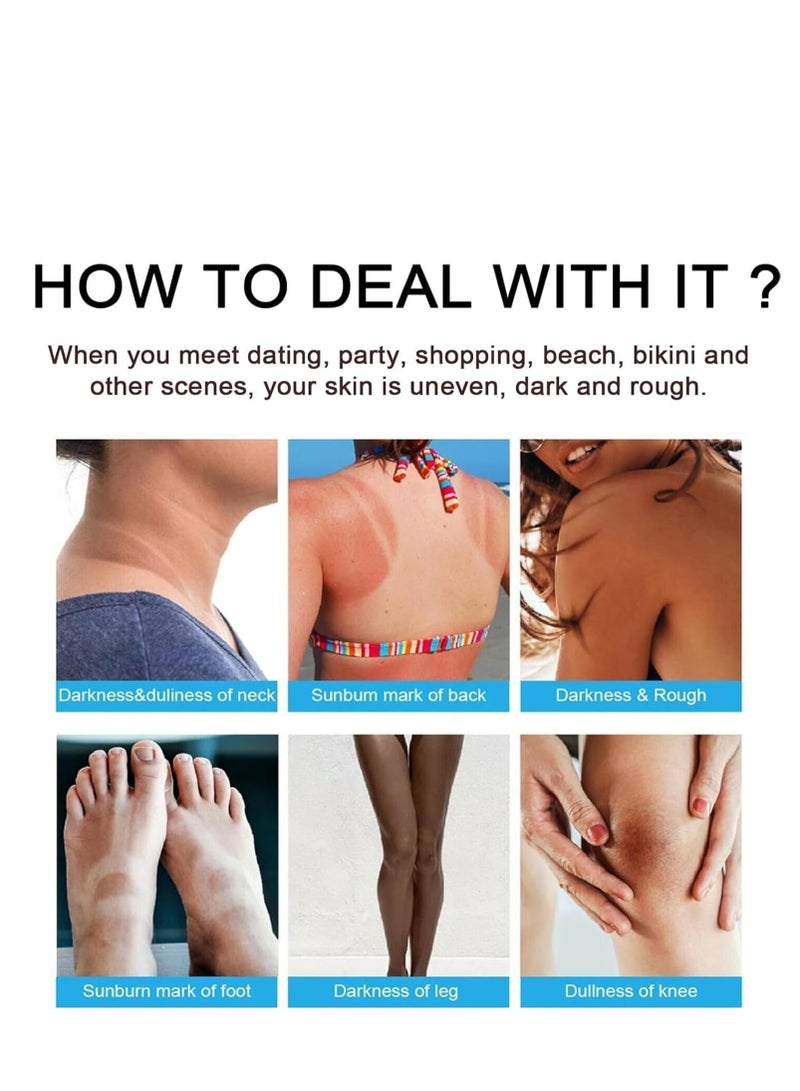 SOL LORA Whitening Cream, Skin Lightening Cream, Lightening Cream For Face, Body And Hands,Body Moisturiser For Whitening Lightening Brightening, Skin Whitening Cream For Dry Skin For All Skin Types 50g - Image 4