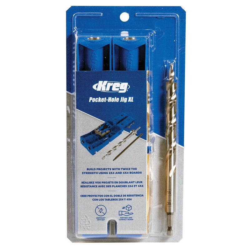 Kreg KPHJ920 Pocket-Hole Jig XL - Drill Pocket-Hole Jig - For 2x4 or 4x4 Boards - Use with Kreg XL Pocket-Hole Screws - Sturdy Pocket-Hole Joinery Jig - Image 5