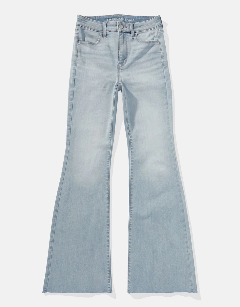 American Eagle AE Next Level Super High-Waisted Flare Jean