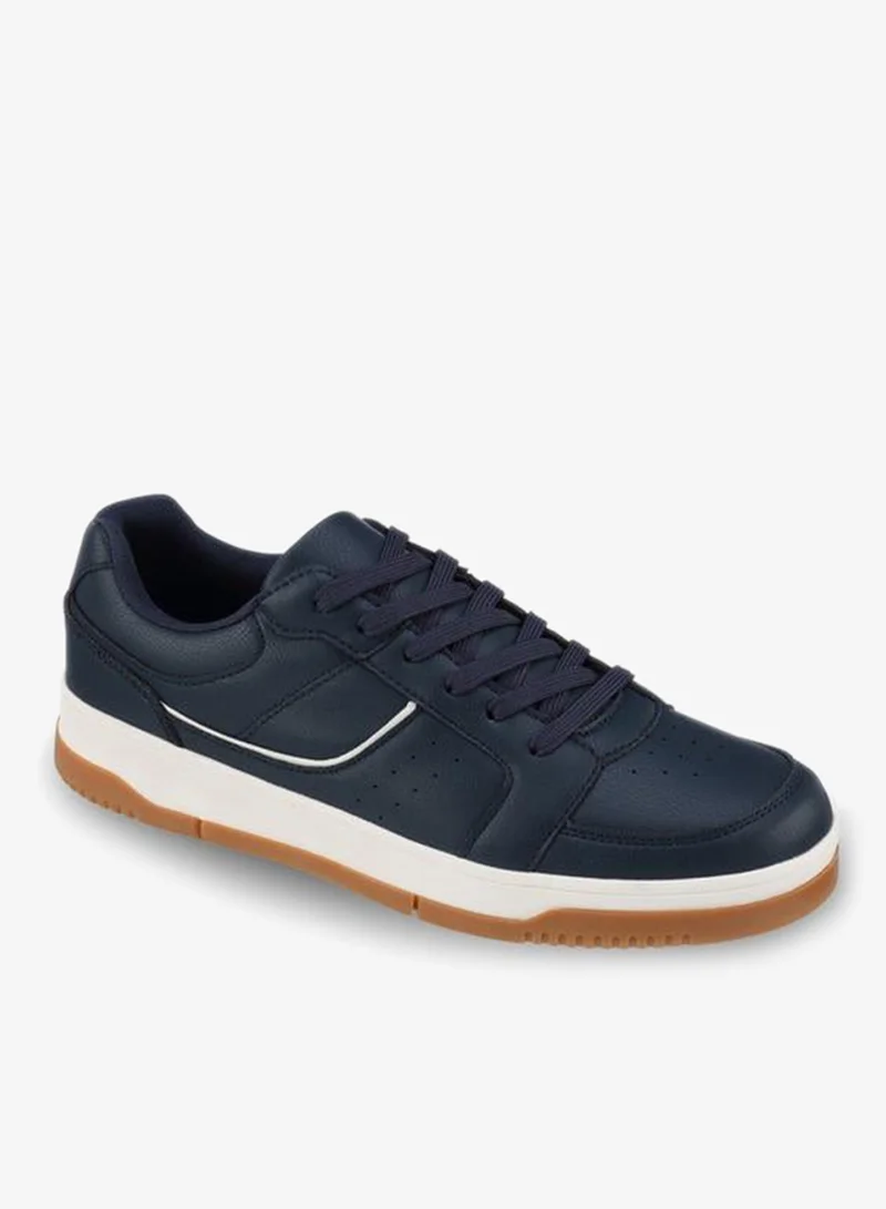 LBL By Shoexpress NAVY Men Lace-Up Ankle Sneakers for Men | Best Price UAE