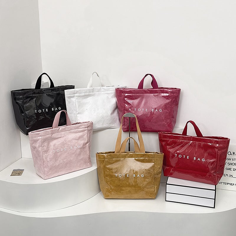New Dupont Paper Large-Capacity Tote Crossbody Bag, Summer Exclusive Refreshing Handbag, Waterproof Ins-Style Handbag - Image 2