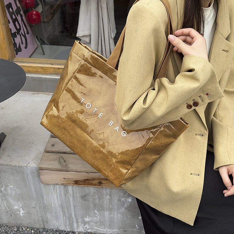 New Dupont Paper Large-Capacity Tote Crossbody Bag, Summer Exclusive Refreshing Handbag, Waterproof Ins-Style Handbag - Image 5