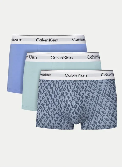 CALVIN KLEIN Icon Cotton Stretch Low Rise Trunk - 3 Pack