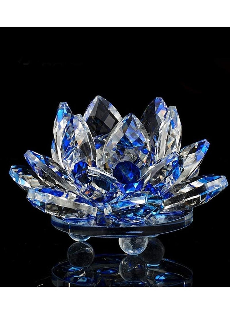 Eternal Elegance Crystal Lotus Flower Set - Exquisite Home Decor and Wedding Gift - Image 1