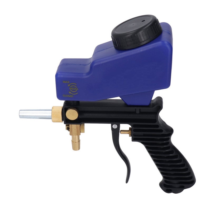 Sand Blaster Gun Kit: 90PSI Working Pressure, 150PSI Max, 12 CFM Air Flow - Sturdy Aluminum & ABS Build, Siphon Function With 2 Adjusters - Support Most Blasting Materials for DIY Projects, Home Use, - Image 5