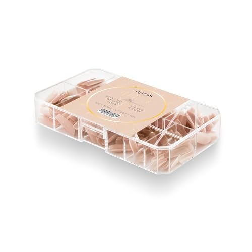 APRÉS Apres Neutrals Gel-X Alex Box Of Nail Tips, 11 Sizes 00-9, Soft Gel Nail Tip Box, Nail Extensions (150pcs) (Sculpted Square Long, 150pcs) - Image 1