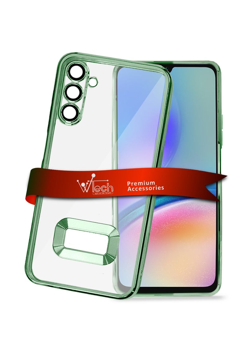 دبليو تيك غطاء حماية هجين مضاد للصدمات لهاتف سامسونج جالاكسي A05s 4G 2023 أخضر فاتح - Image 1