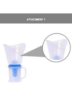 MCP Steam 3 In 1 Vaporizer Steamer For Cough And Cold Kids Steam Nose Inhaler And Facial Vaporizer (White)  - Image 3