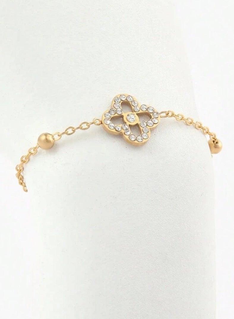 JewelryPalace 18k Gold Plated Stainless Steel Bracelet For Women - Image 1