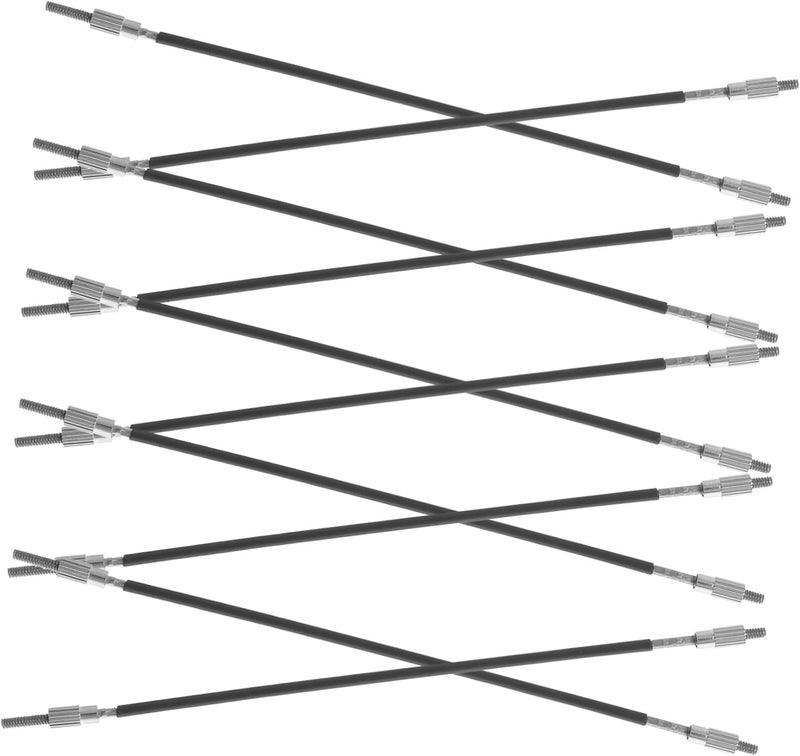 10pcs Metal Violin Tailgut Non- Wire Replacement for Violin Sturdy Tailpiece Accessories for Enhanced Performance and Easy Installation - Image 1