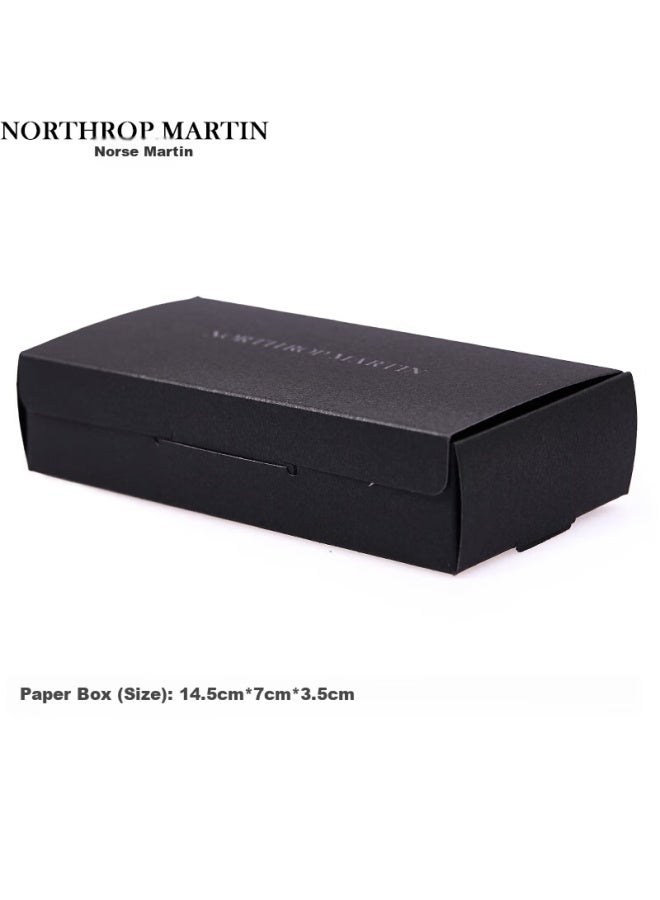 NORTHROP MARTIN Northrop Martin High-end Brand Tie Clip Men's Formal Business Simple Groom Wedding Shirt Clip Gold Gift  - Image 2