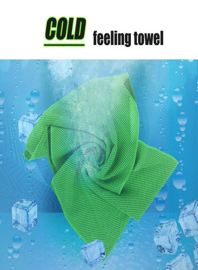 Biange Cooling Towels (40"x 12", Pack of 10) for Neck and Face, Cold Towel for Hot Weather, Sports, Workout, Fitness, Gym, Yoga, Golf, Pilates, Travel, Camping & More - Image 5