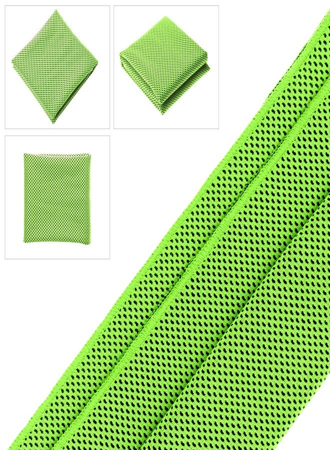 Biange Cooling Towels (40"x 12", Pack of 10) for Neck and Face, Cold Towel for Hot Weather, Sports, Workout, Fitness, Gym, Yoga, Golf, Pilates, Travel, Camping & More - Image 3