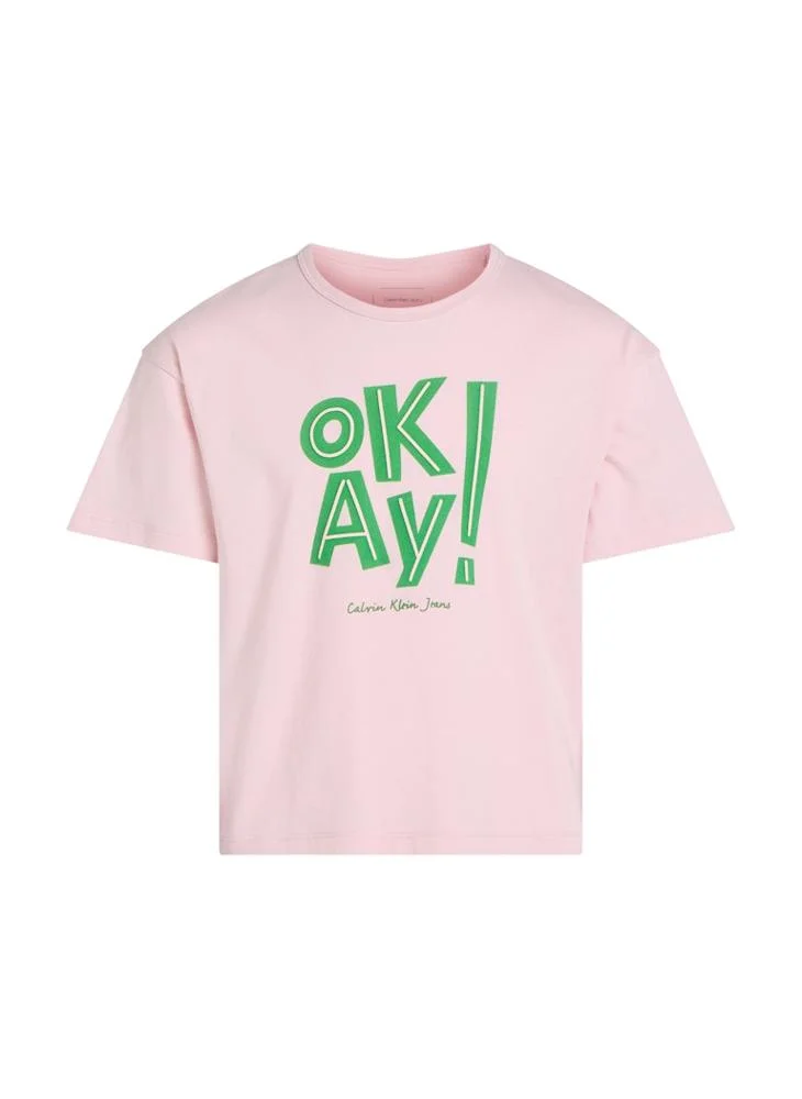 Calvin Klein Jeans Kids Graphic Logo Slim T-Shirt