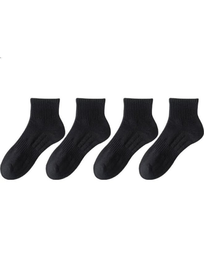 Liberal Ziyixi Spring And Autumn Men'S Socks With Terry Bottom, 3D Mesh, Xinjiang Cotton, High Elasticity, Breathable, Shock-Absorbing, Non-Slip Sports Basketball Socks - Image 3