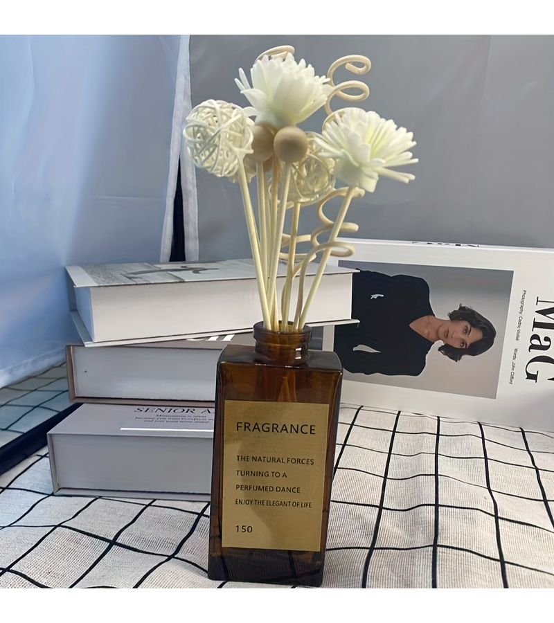 مجموعة موزعات عطر بدون لهب مكونة من 10 قطع مع أعواد الخيزران للمنزل - Image 4