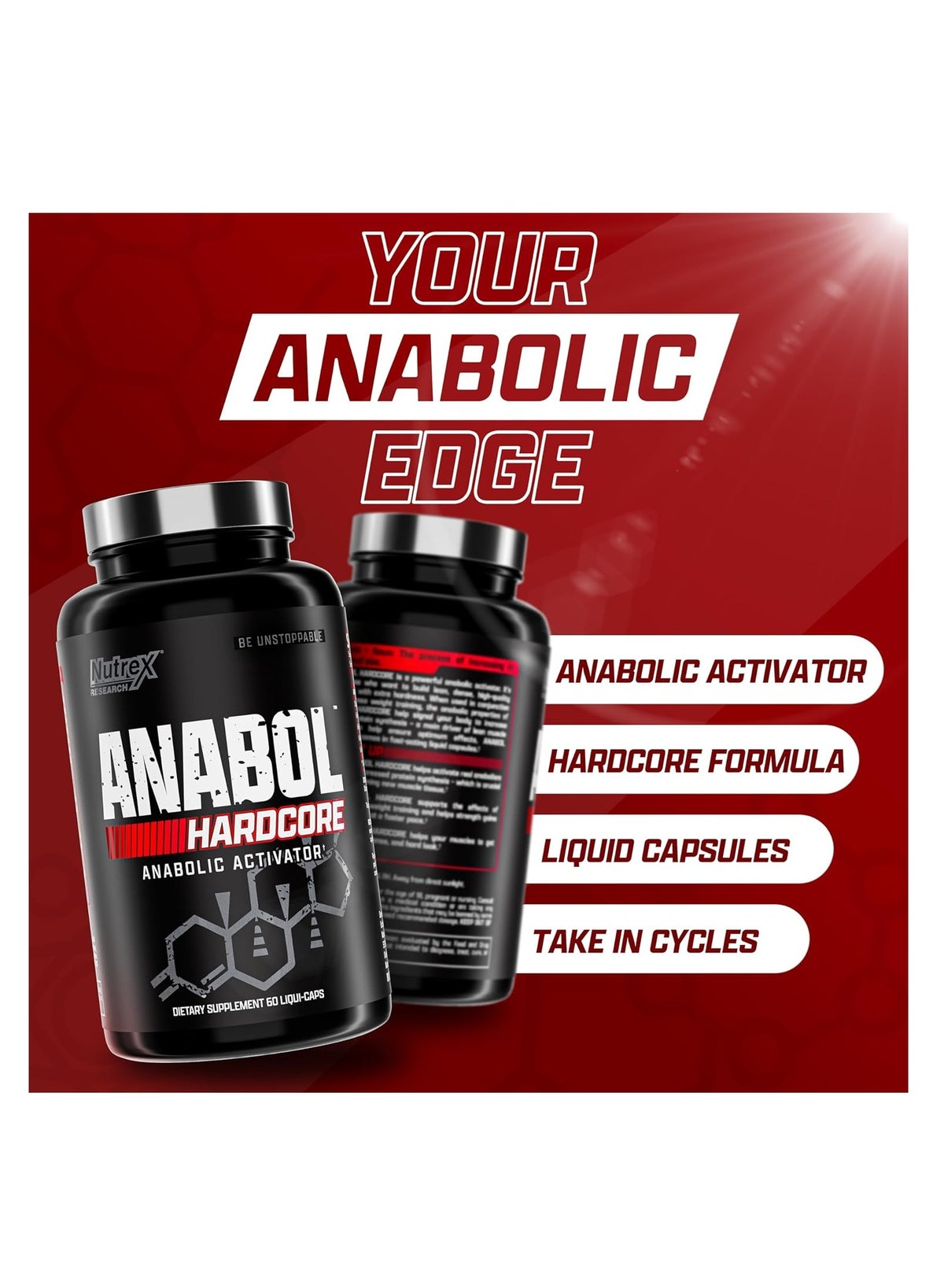 Nutrex Anabol Hardcore | Advanced Anabolic Activator For Muscle Growth & Strength