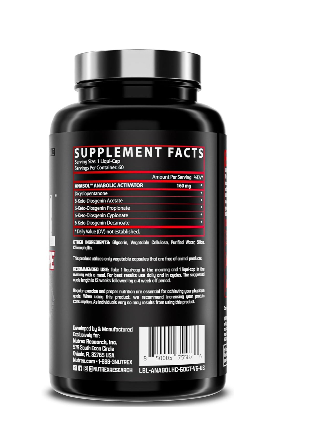 Nutrex Anabol Hardcore | Advanced Anabolic Activator For Muscle Growth & Strength
