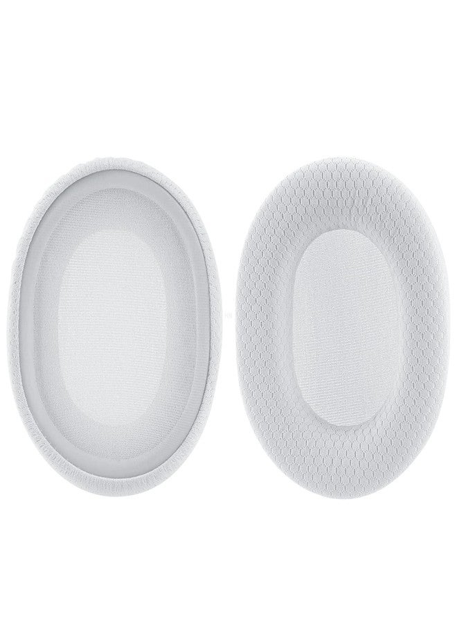 Geekria Comfort Mesh Fabric Replacement Ear Pads Compatible with SteelSeries Arctis 1/3/ 5/7/ 7+/ 7P/ 7P+/ 7X/ 7X+/ 9/ 9X, Arctis Pro/Prime Headphones, Ear Cushions (Light Grey) - Image 3