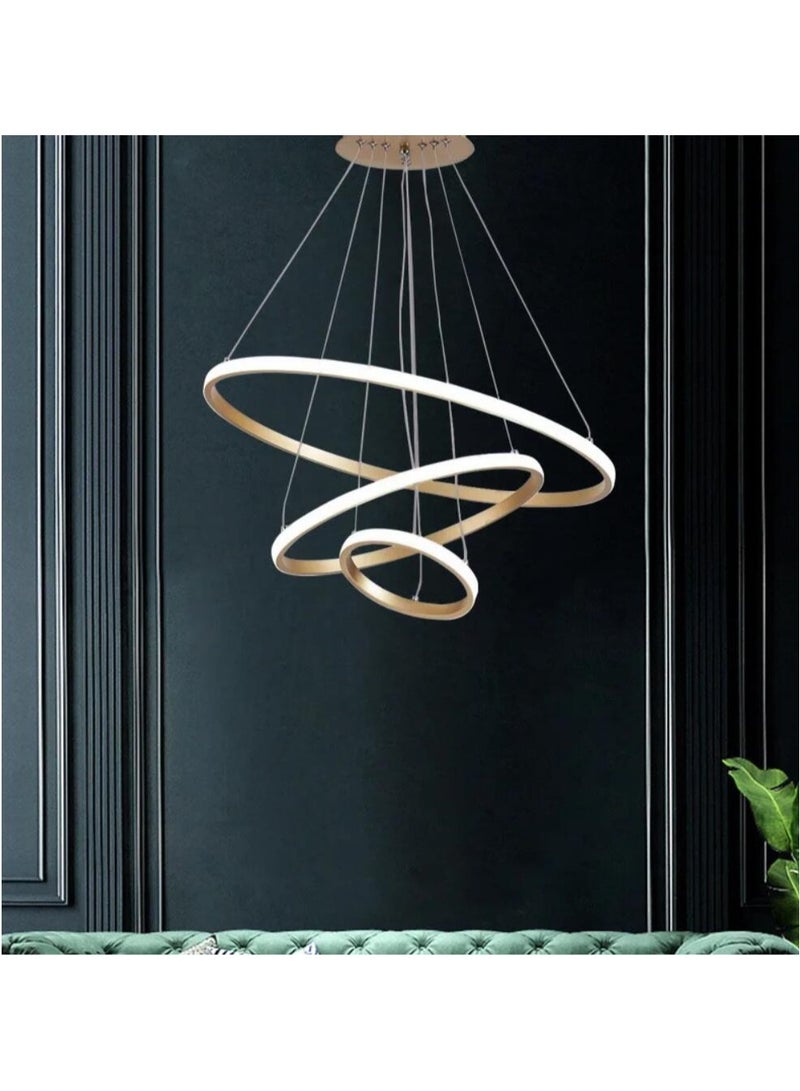 LED الثريا حلقة السقف الإضاءة لغرفة المعيشة غرفة نوم غرفة الطعام المطبخ ثريا تركب بالسقف بريق تركيبات إضاءة المنزل - Image 2