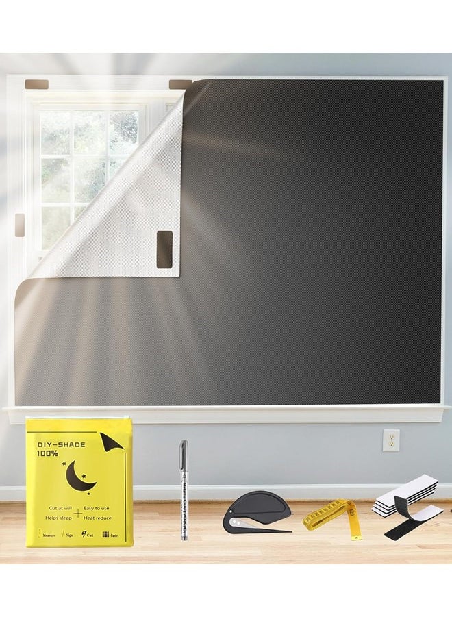 ستارة تعتيمBlackout Shades for Windows , 7 Pcs Set ستارة تعتيم DIY Portable Blackout Curtains can be cut,100% Blinds for Home Office Travel (1.45×3m) - pzsku/Z07AEBEDED994D42D2122Z/45/_/1734667884/2fba635e-80bd-4058-92a2-abb9d4cc4007