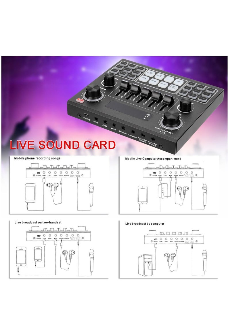 ELTRAZONE - Elite V9 Sound Card & BM800 Pro Microphone Bundle for Advanced Broadcasting - Image 1