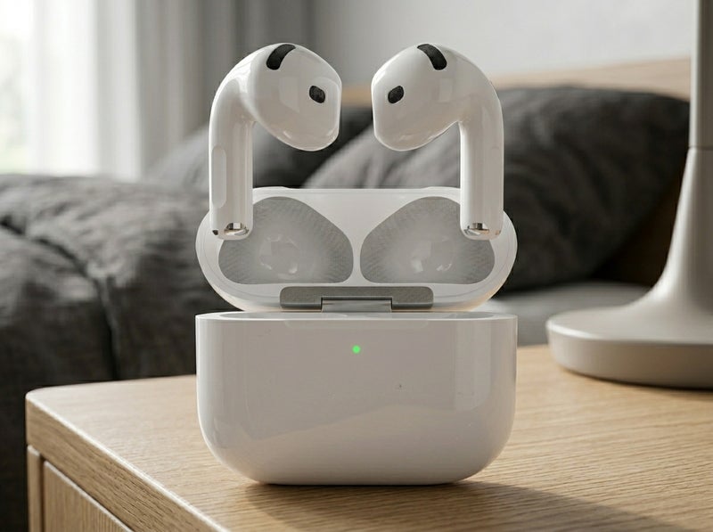 إنكاكس سماعات لاسلكية TWS باللون الأبيض مع شحن لاسلكي وعمر بطارية طويل - موديل T06G - Image 3