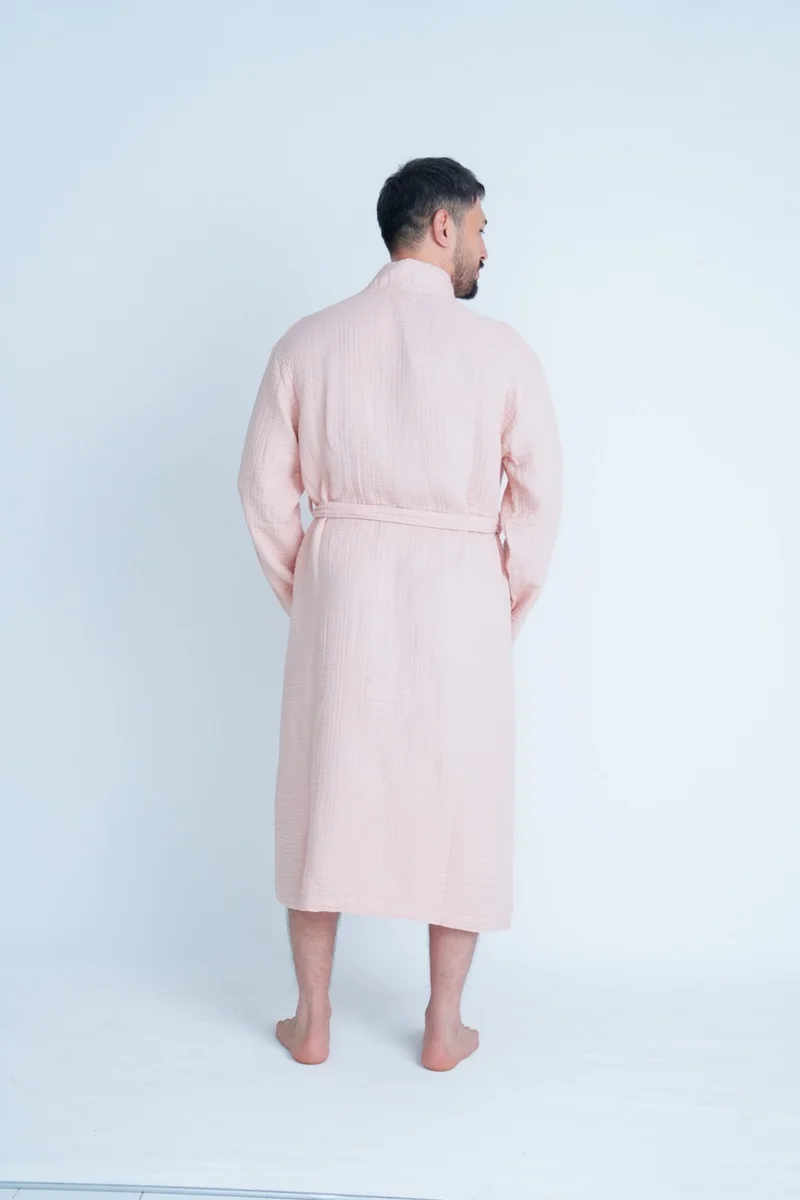 ميت مايا ناتشورال Kimono Model Unisex 4-layer Muslin Bathrobe/dressing gown