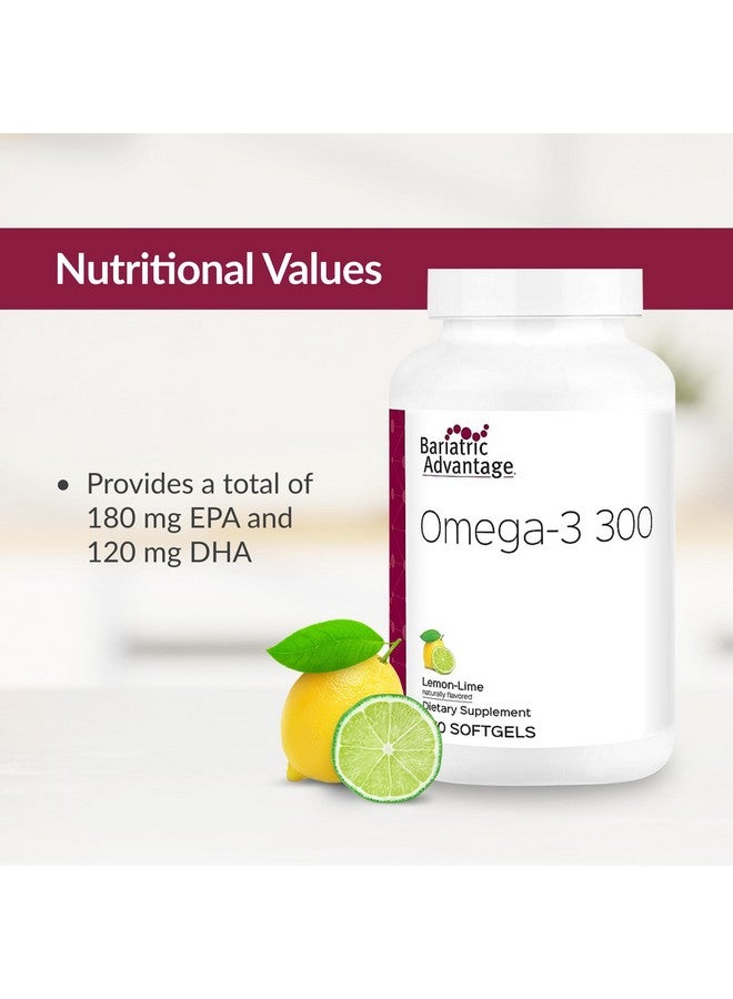 بارياتيك أدفانتج كبسولات زيت السمك أوميجا 3 300 إي بي إيه دي إتش إيه من بارياتريك أدفانتيج، مصدر مركّز للأحماض الدهنية من أسماك المياه الباردة ذات المصادر المستدامة - ليمون لايم، 270 كبسولة هلامية - Image 5