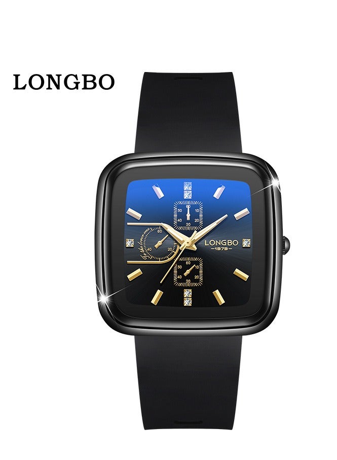 Longbo ساعة نسائية جديدة بحزام سيليكون مقاومة للماء - Image 1