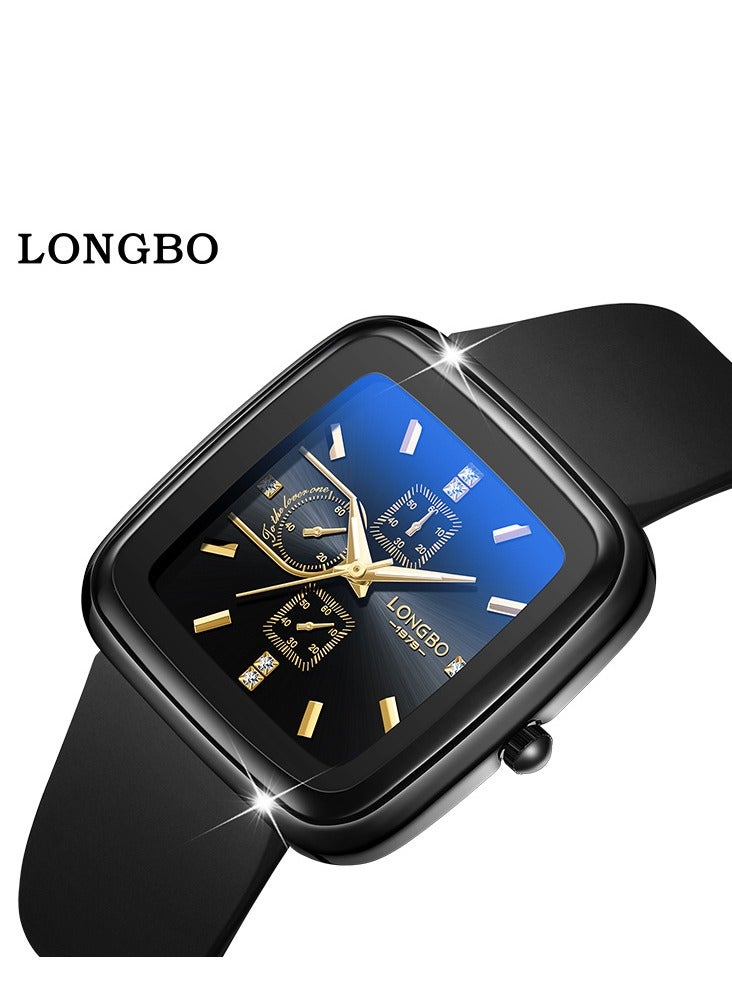 Longbo ساعة نسائية جديدة بحزام سيليكون مقاومة للماء - Image 4